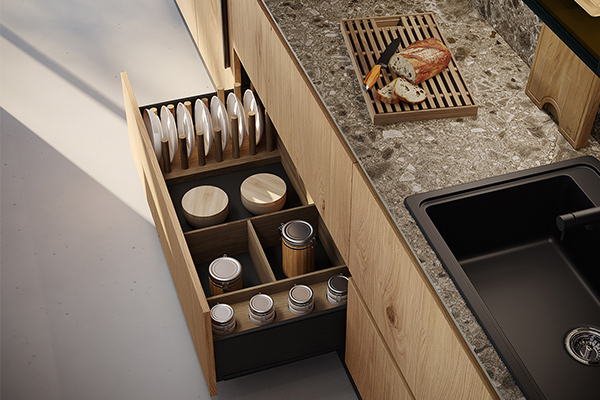 Imagen de un mueble de cocina de diseño