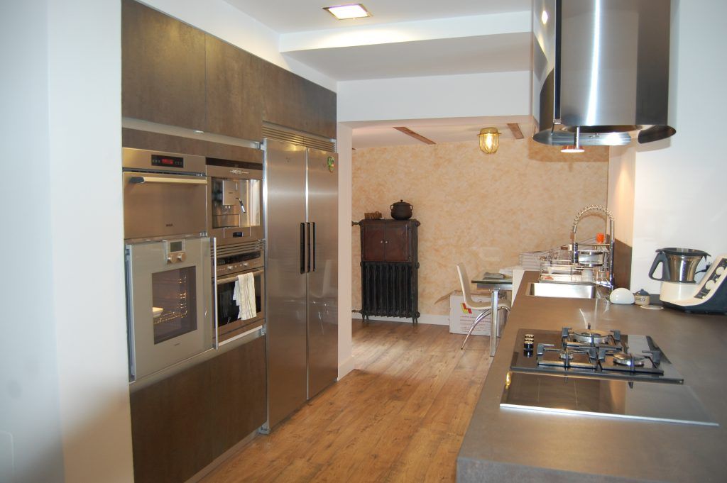 Imagen de una cocina vintage instalada en Madrid