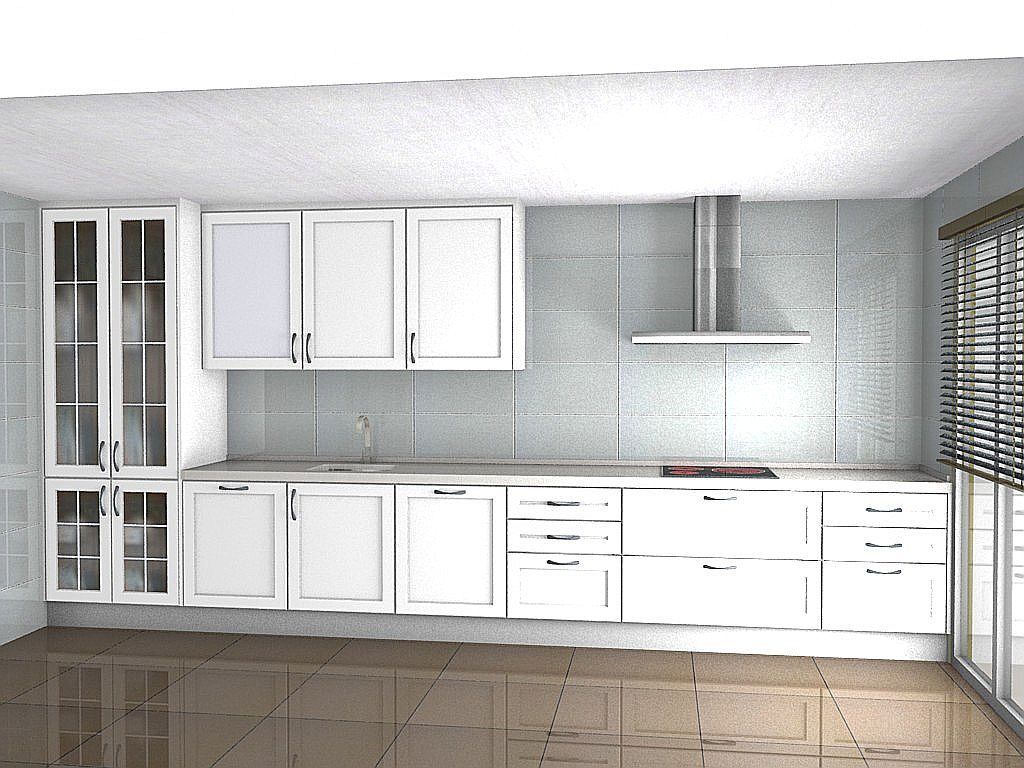 Imagen de un diseño de cocina lineal diseñada por Top Kitchen